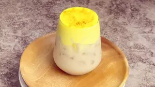 Hình ảnh Trà sữa kem trứng nướng