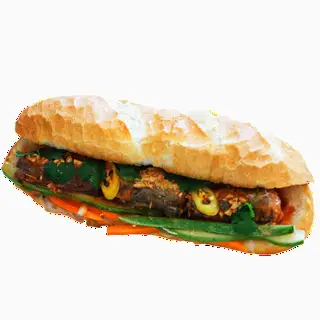 Hình ảnh Bánh mì cá mòi trứng