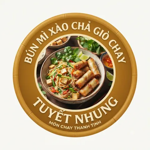 Hình ảnh Bún Mì Xào Chả Giò Chay Tuyết Nhung - Chánh Hưng