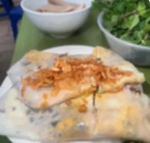 Hình ảnh Bánh cuốn trứng chín - chả