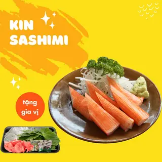 Hình ảnh Sashimi thanh cua Nhật Bản