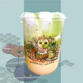 Hình ảnh Matcha cheese milk foam