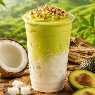 Hình ảnh Bơ già dừa non (500ml)