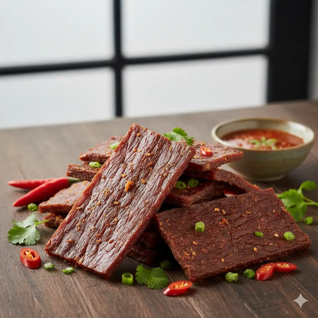 Hình ảnh Khô bò nguyên miếng 300gr