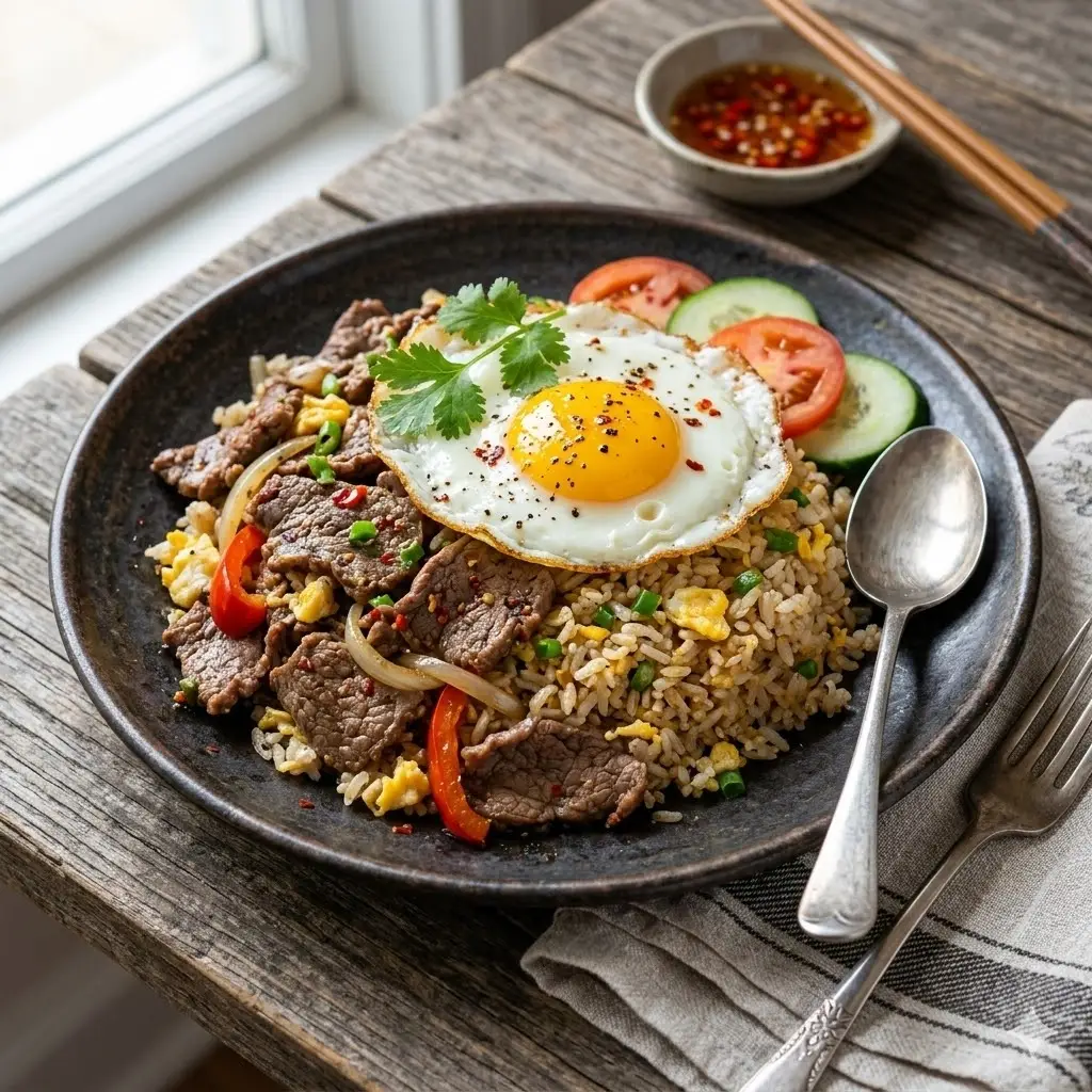 Hình ảnh Cơm Bò Phủ Trứng