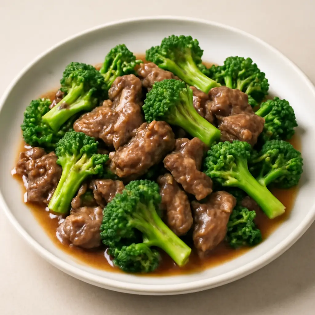 Hình ảnh Bông cải xào bò