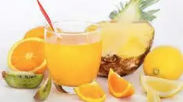 Hình ảnh Ép Cam + Thơm ( Ly 700ml )