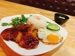 Hình ảnh Cơm Trắng Đùi Gà Sốt BBQ - 1Lon Pepsi