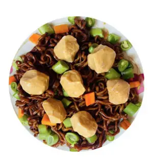 Hình ảnh Mì tương đen bò viên