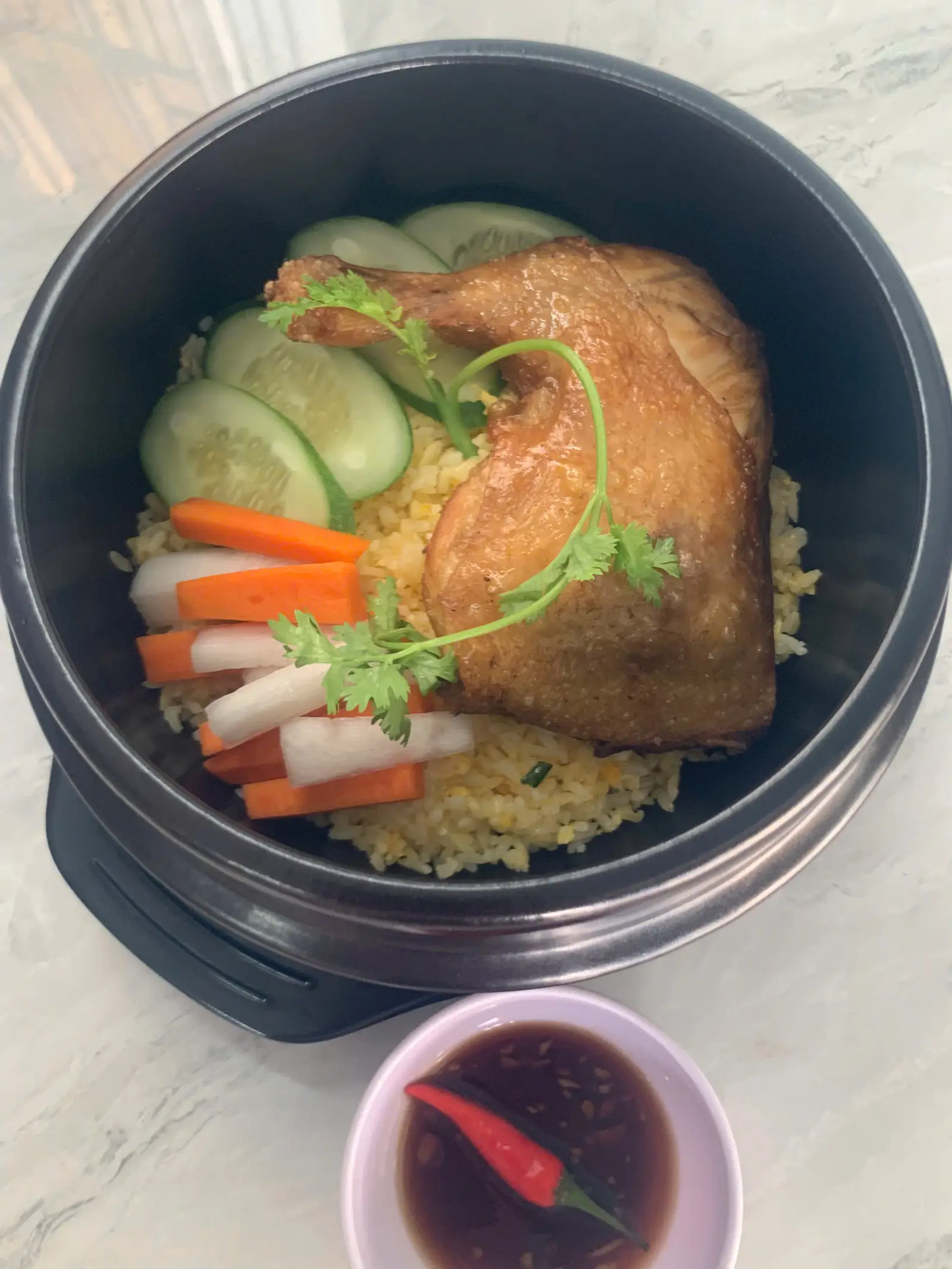 Hình ảnh CƠM GÀ XỐI MỞ 