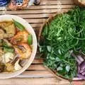 Hình ảnh Cơm Mấm Kho Và Rau Sống