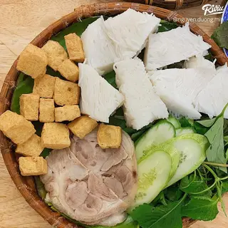 Hình ảnh Bún đậu giò heo cuộn