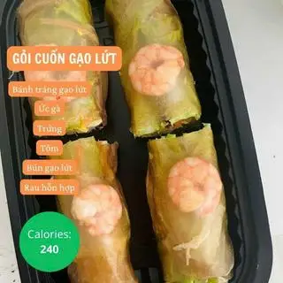 Hình ảnh Gỏi cuốn bánh tráng gạo lứt