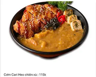 Hình ảnh Cơm cari heo chiên xù