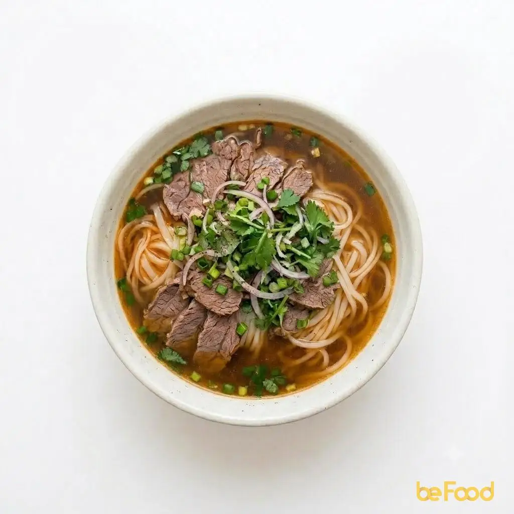 Hình ảnh Bún bò tái nạm