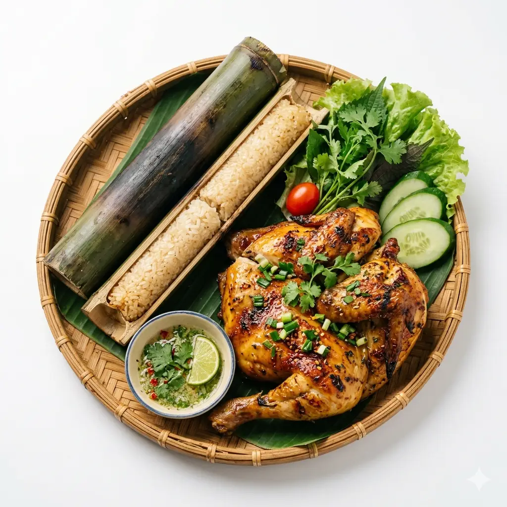 Hình ảnh Gà mật ong - 1 cơm lam