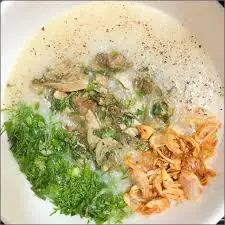 Hình ảnh Cháo sườn có rau