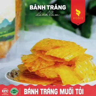 Hình ảnh Bánh tráng vị muối tỏi - Gói 100gr