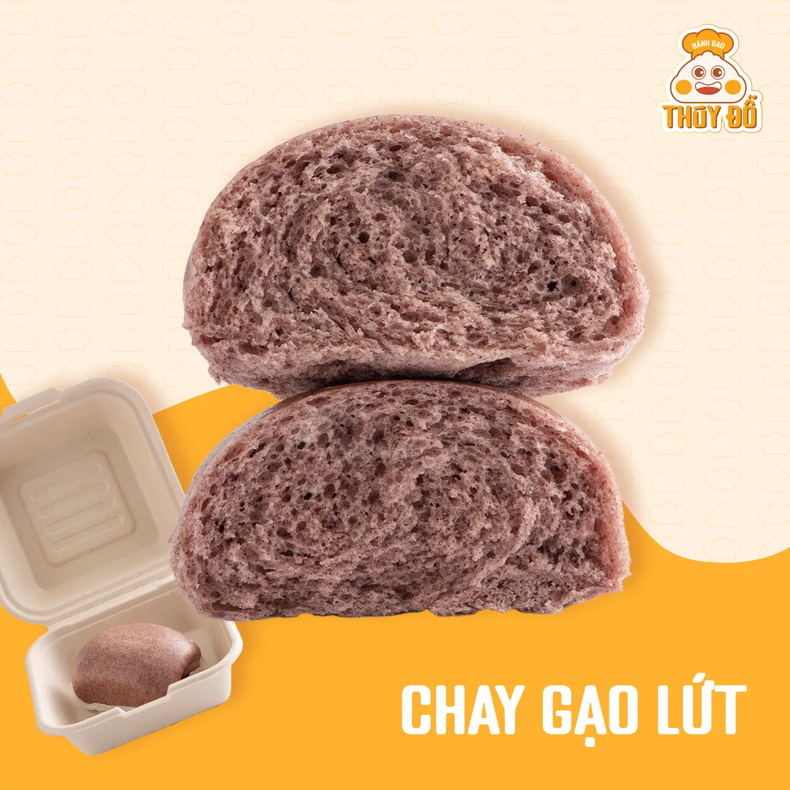 Hình ảnh Bánh Bao Chay Gạo Lứt