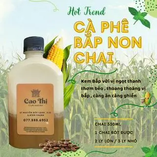 Hình ảnh Cà phê bắp non chai