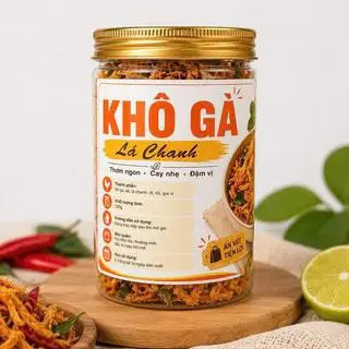 Hình ảnh KHÔ GÀ LÁ CHANH