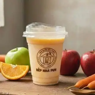 Hình ảnh Sinh tố cà rốt cam táo - carrot orange apple smoothies