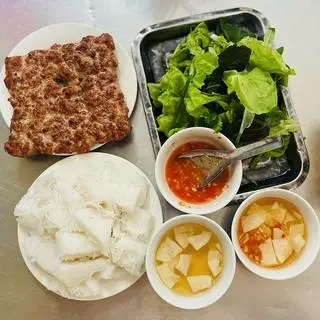 Hình ảnh Bún chả quạt sizi đầy đủ 