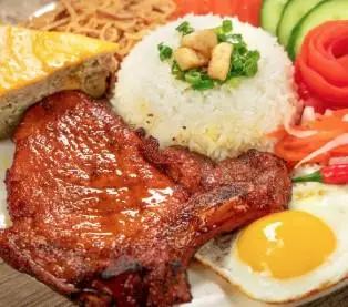 Hình ảnh Cơm sườn bì chả