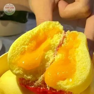 Hình ảnh Bánh bao kim sa 2 cái