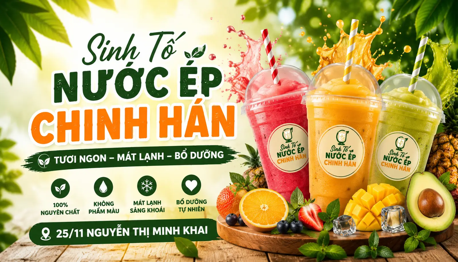 Hình ảnh Chinh Hán - Nước Ép & Sinh Tố - Nguyễn Thị Minh Khai
