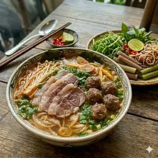 Hình ảnh Bún Thái bò ba chỉ