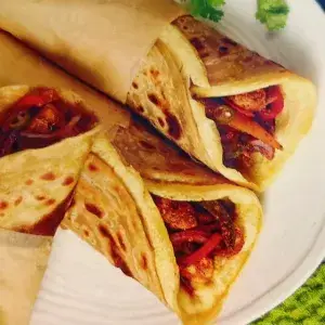 Hình ảnh Chicken kathi roll - wrap