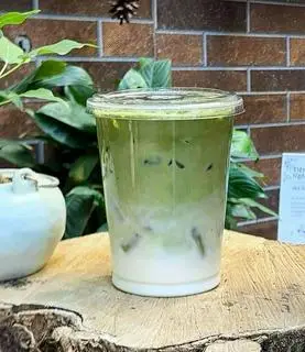 Hình ảnh Matcha latte sữa bò