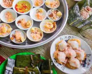 Hình ảnh Bánh bèo - bánh ít trần - chả