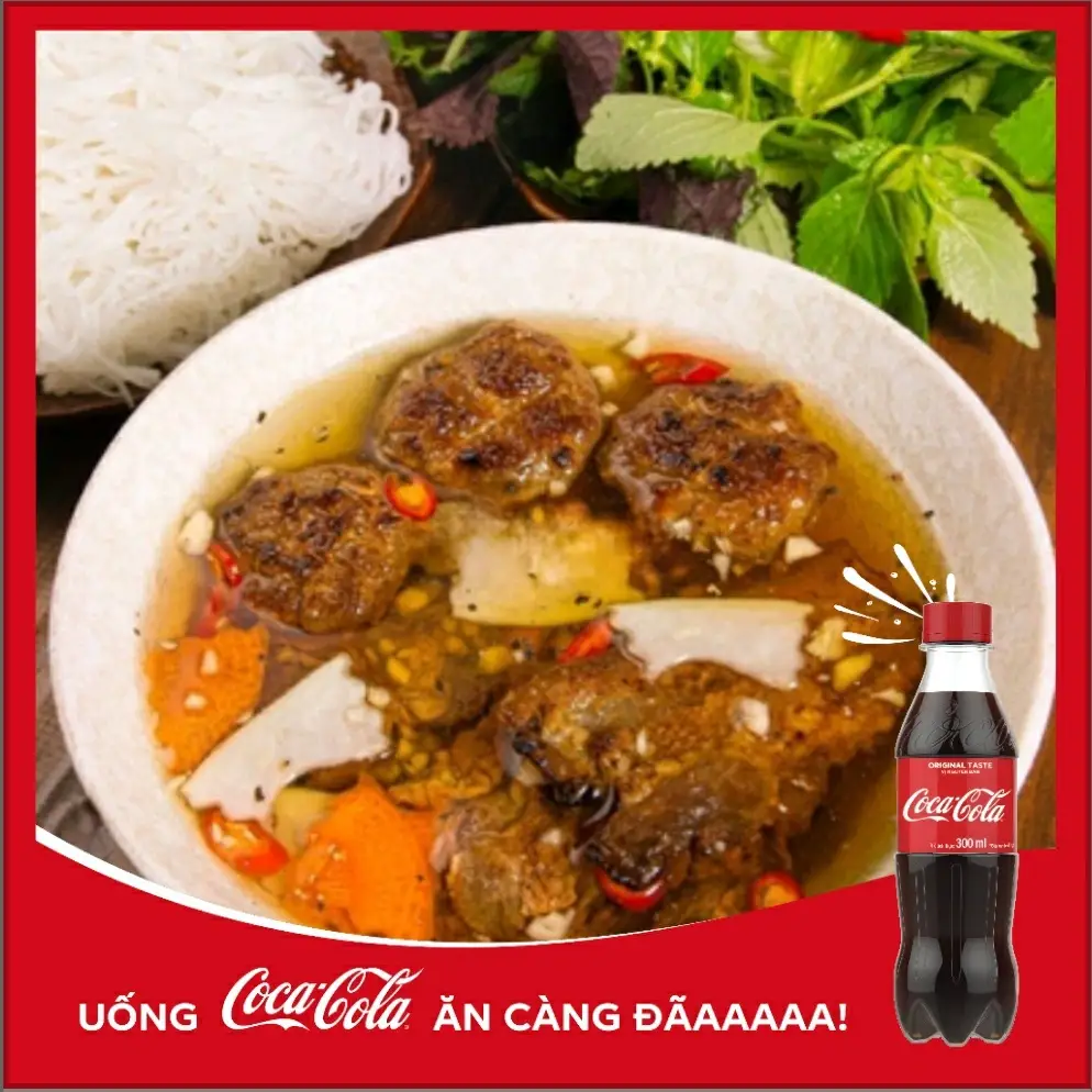 Hình ảnh Combo Bún Chả + Nem + Coca