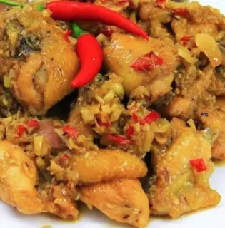 Hình ảnh Cơm gà kho sả ớt