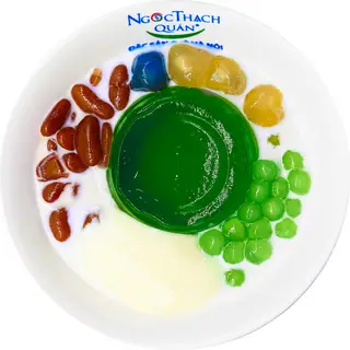 Hình ảnh Lá nếp sữa chua đậu đỏ