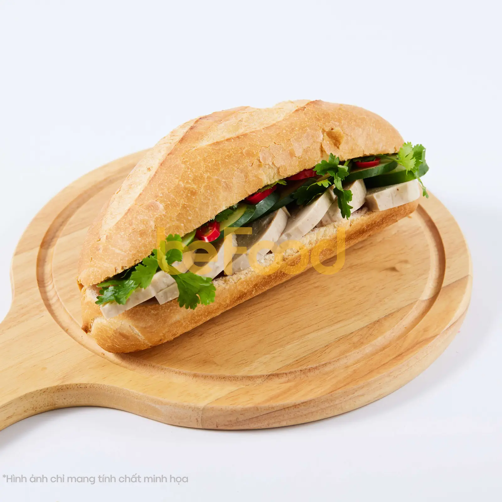 Hình ảnh Bánh mì chả lụa - thịt