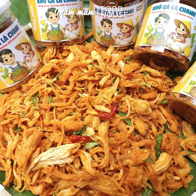 Hình ảnh Khô Gà Lá Chanh - Hũ Nhỏ 150gr