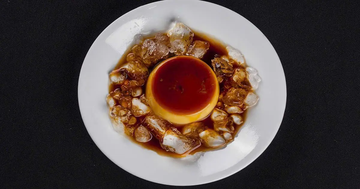 Hình ảnh Bánh flan - cà phê