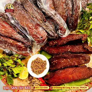 Hình ảnh Thịt trâu gác bếp - khô trâu
