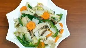 Hình ảnh Cải thảo xào nấm