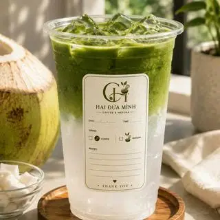Hình ảnh Matcha Nước Dừa “Mát Hết Nước Chấm”