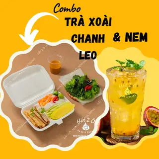 Hình ảnh Combo nem và trà xoài chanh leo