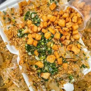 Hình ảnh Bánh tráng mỡ hành tóp mỡ