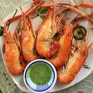 Hình ảnh Tôm càng hấp sả ớt 500gr