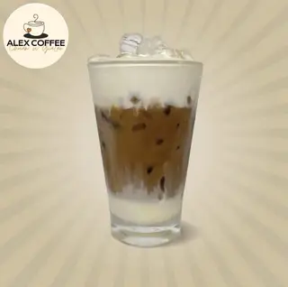 Hình ảnh Cà phê muối hồng macchiato