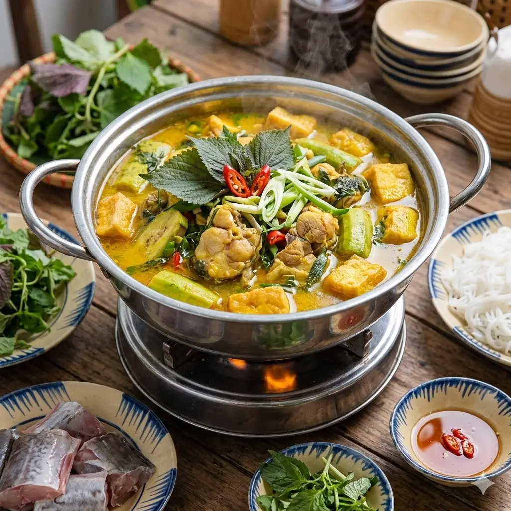 Hình ảnh Lẩu  Ếch Măng Chua 