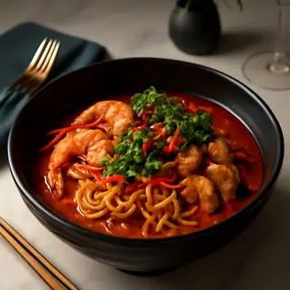 Hình ảnh Mì lẩu Thái hải sản