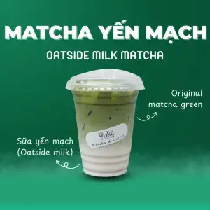 Hình ảnh Matcha latte yến mạch